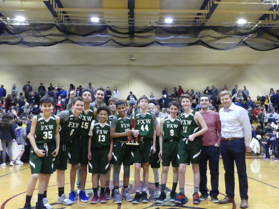 7th Grade Boys Basketball Team are the CCYL Champions!