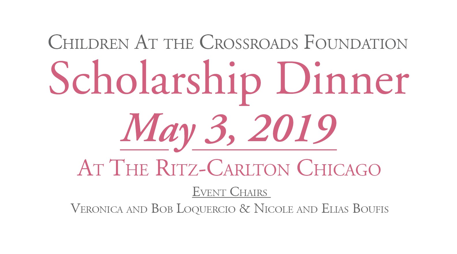 CATC Scholarship Dinner 2019